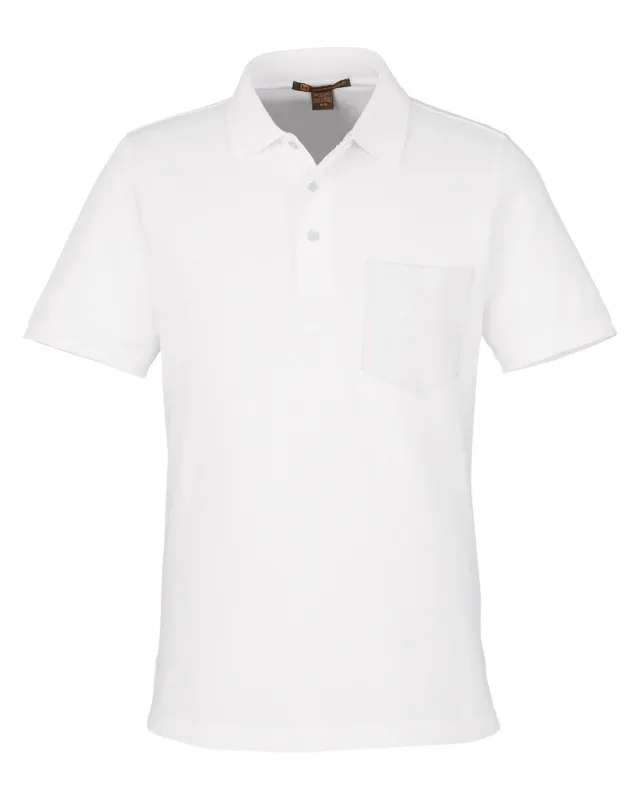 Harriton Men's Valiant Cotton Snag Protect Pocket Polo — view 38