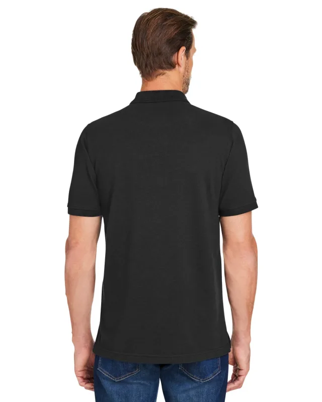 Harriton Men's Valiant Cotton Snag Protect Polo — view 11