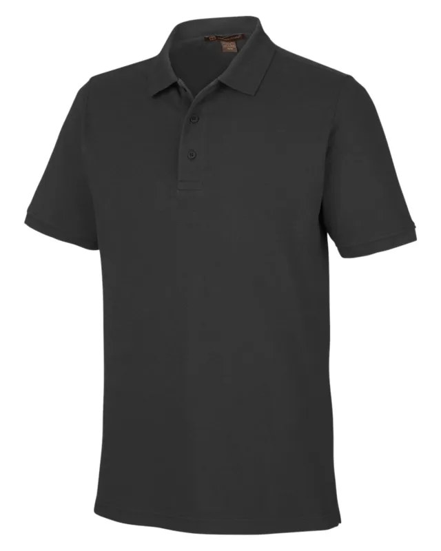 Harriton Men's Valiant Cotton Snag Protect Polo — view 16