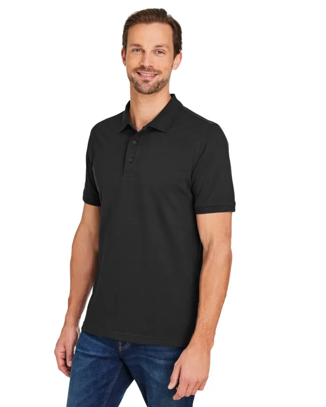 Harriton Men's Valiant Cotton Snag Protect Polo — view 19