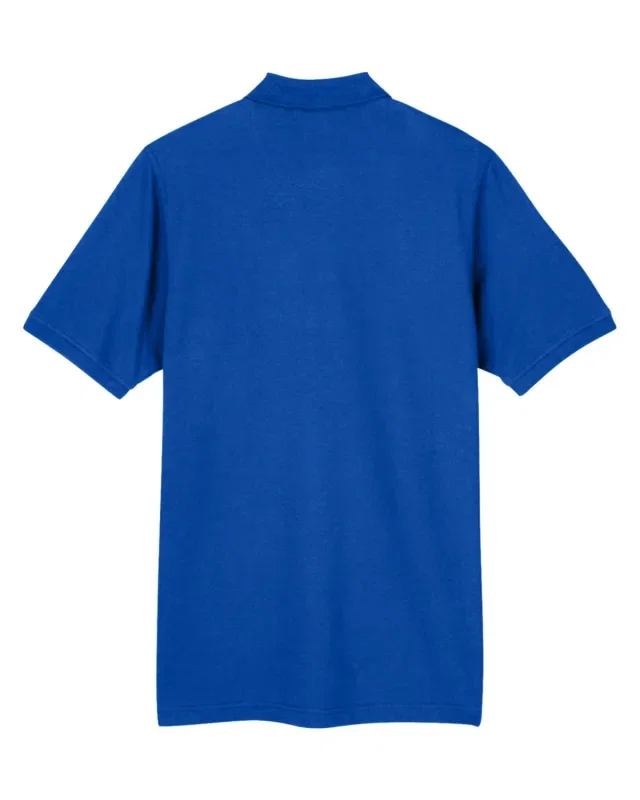 Harriton Men's Valiant Cotton Snag Protect Polo — view 2