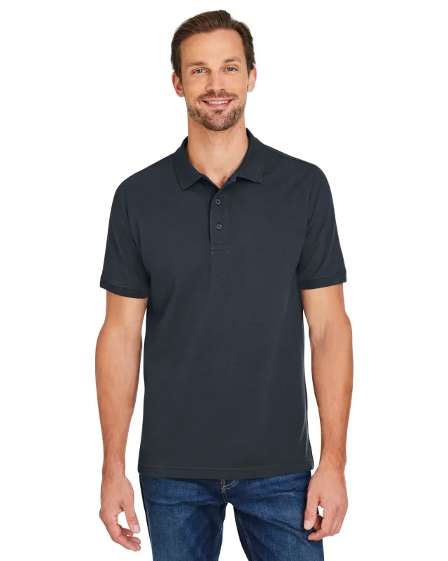 Harriton Men's Valiant Cotton Snag Protect Polo — view 24