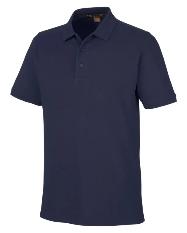 Harriton Men's Valiant Cotton Snag Protect Polo — view 36