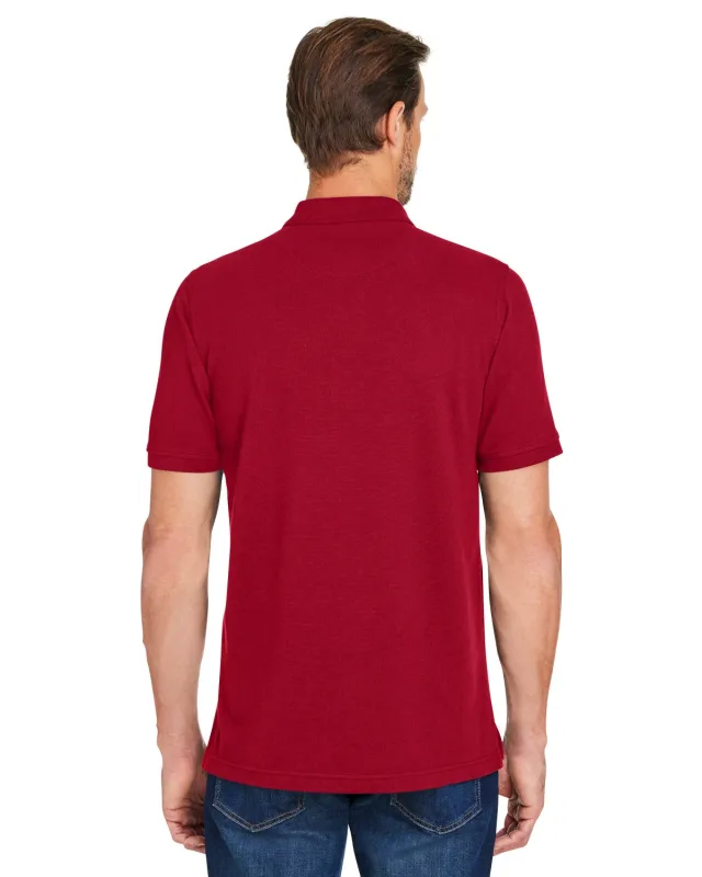 Harriton Men's Valiant Cotton Snag Protect Polo — view 41