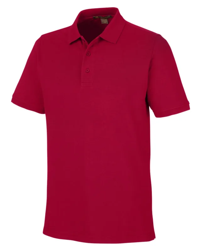 Harriton Men's Valiant Cotton Snag Protect Polo — view 46