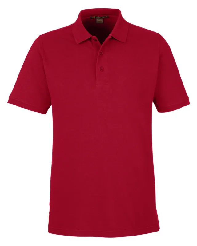 Harriton Men's Valiant Cotton Snag Protect Polo — view 48