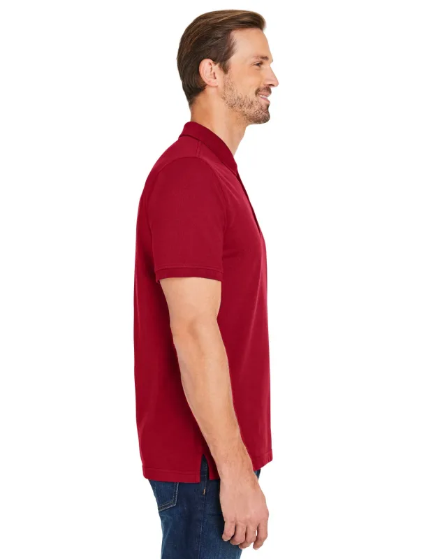 Harriton Men's Valiant Cotton Snag Protect Polo — view 50