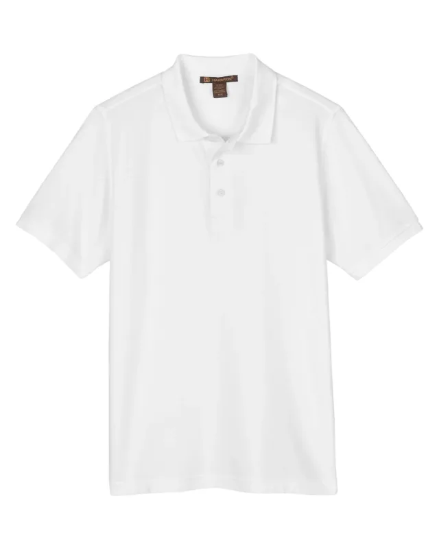 Harriton Men's Valiant Cotton Snag Protect Polo — view 53