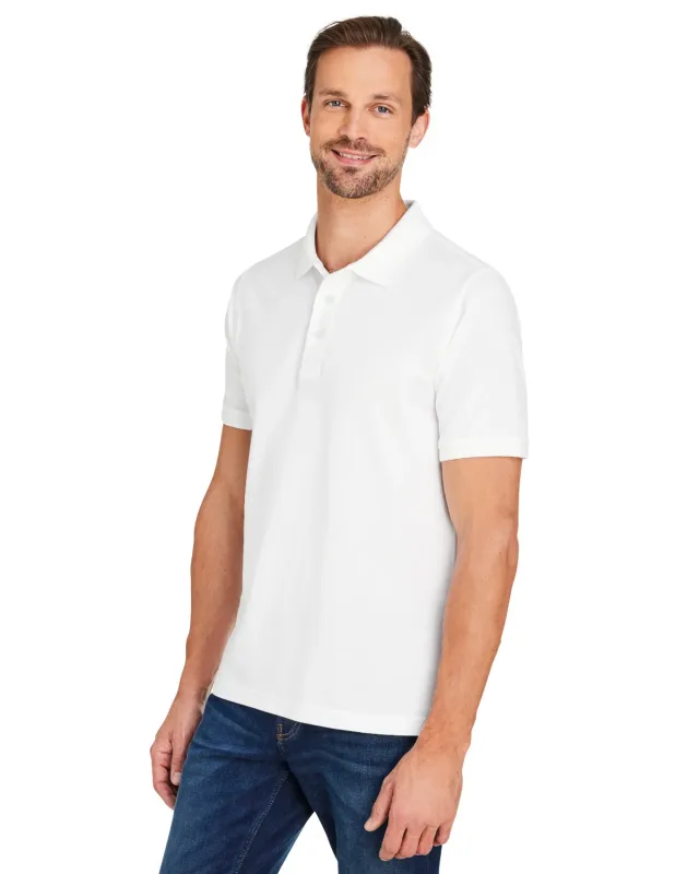 Harriton Men's Valiant Cotton Snag Protect Polo — view 59