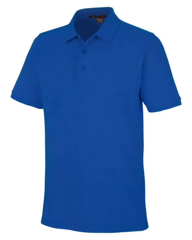 Harriton Men's Valiant Cotton Snag Protect Polo — view 6