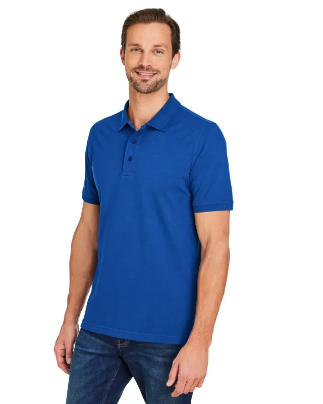 Harriton Men's Valiant Cotton Snag Protect Polo — view 9