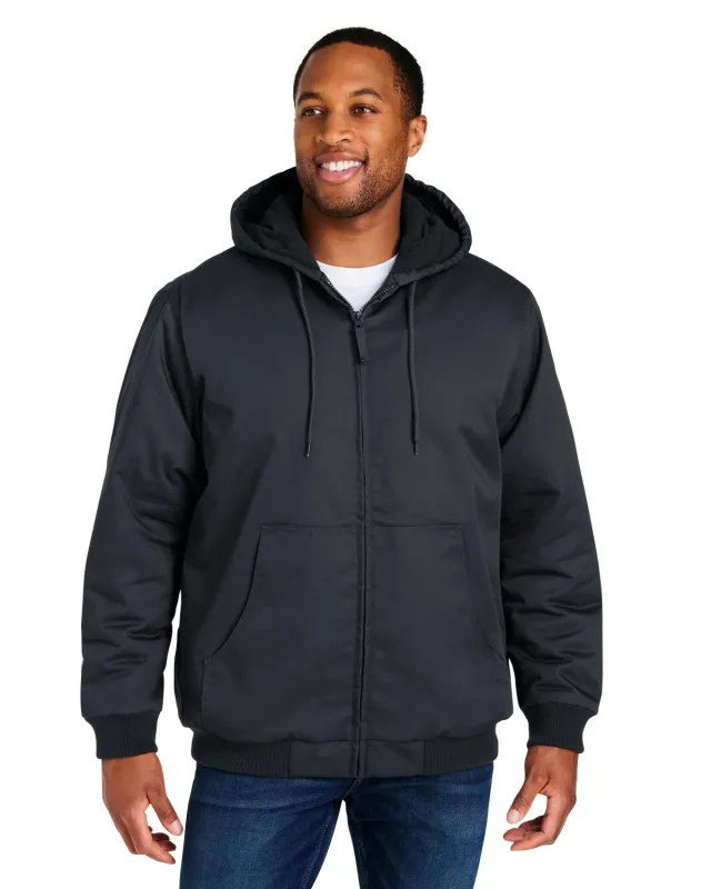 Harriton Unisex ClimaBloc® Heavyweight Hooded Full-Zip Jacket — view 14