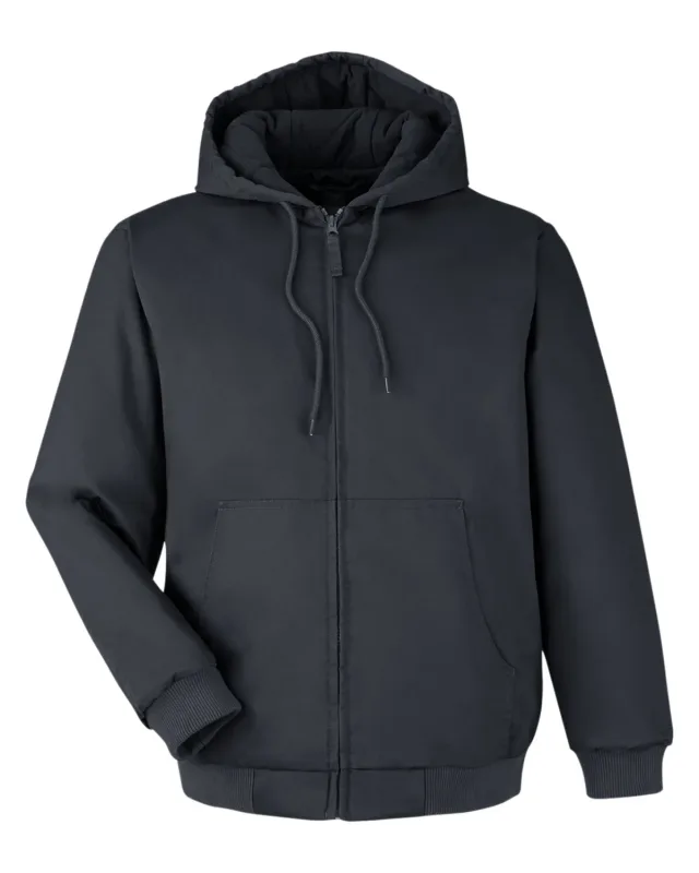 Harriton Unisex ClimaBloc® Heavyweight Hooded Full-Zip Jacket — view 18