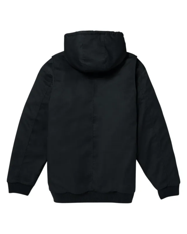 Harriton Unisex ClimaBloc® Heavyweight Hooded Full-Zip Jacket — view 2