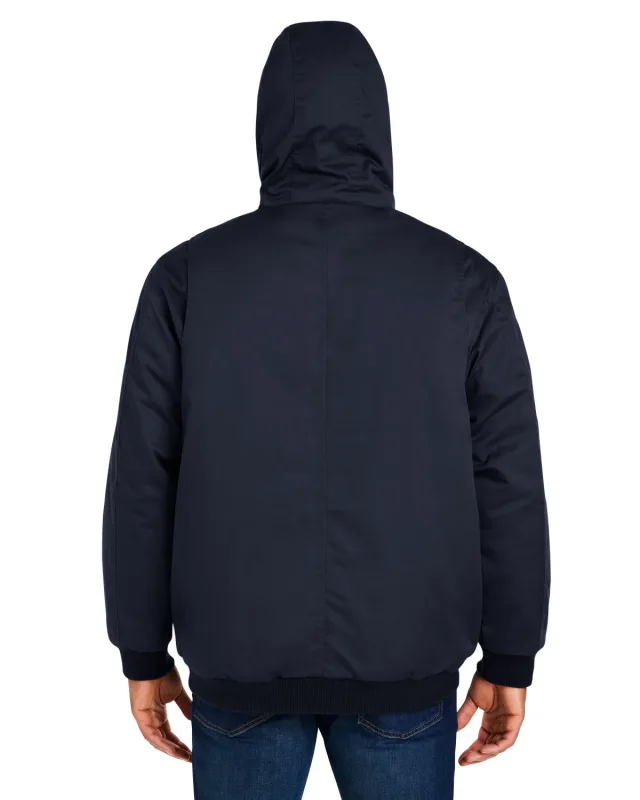 Harriton Unisex ClimaBloc® Heavyweight Hooded Full-Zip Jacket — view 21