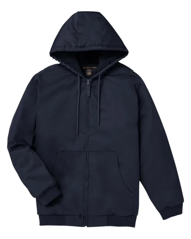 Harriton Unisex ClimaBloc® Heavyweight Hooded Full-Zip Jacket — view 23