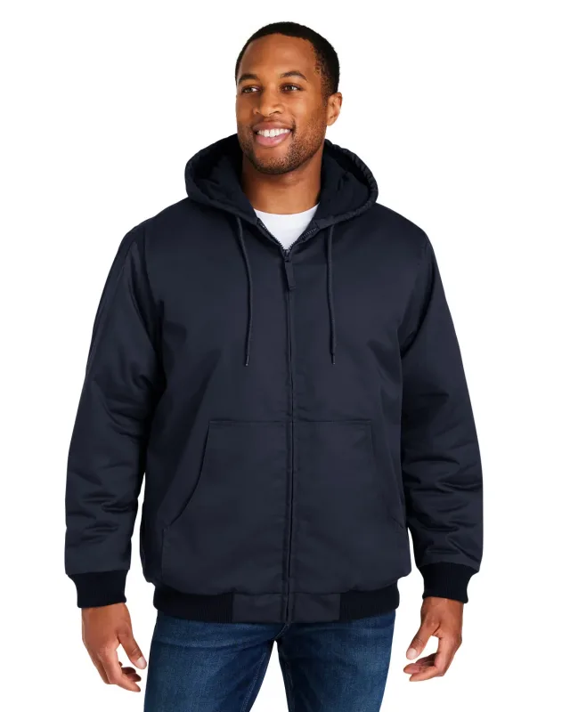 Harriton Unisex ClimaBloc® Heavyweight Hooded Full-Zip Jacket — view 24