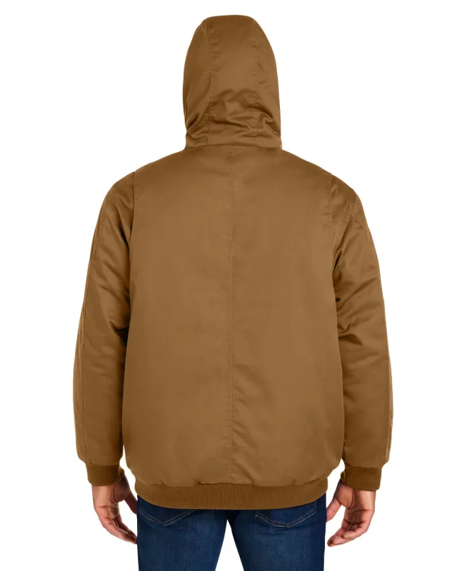 Harriton Unisex ClimaBloc® Heavyweight Hooded Full-Zip Jacket — view 31