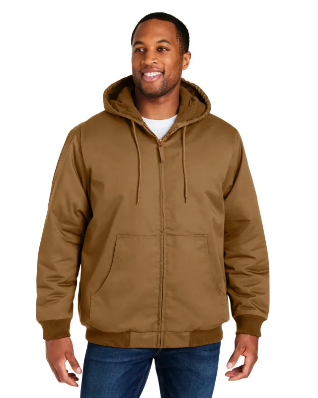 Harriton Unisex ClimaBloc® Heavyweight Hooded Full-Zip Jacket — view 34