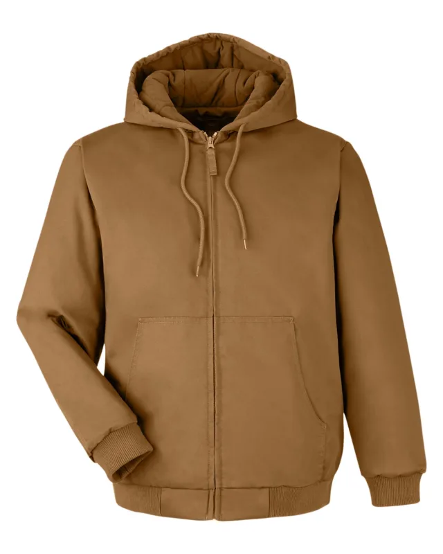 Harriton Unisex ClimaBloc® Heavyweight Hooded Full-Zip Jacket — view 38