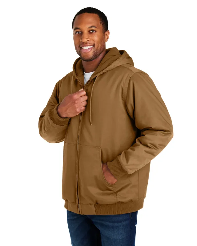 Harriton Unisex ClimaBloc® Heavyweight Hooded Full-Zip Jacket — view 39