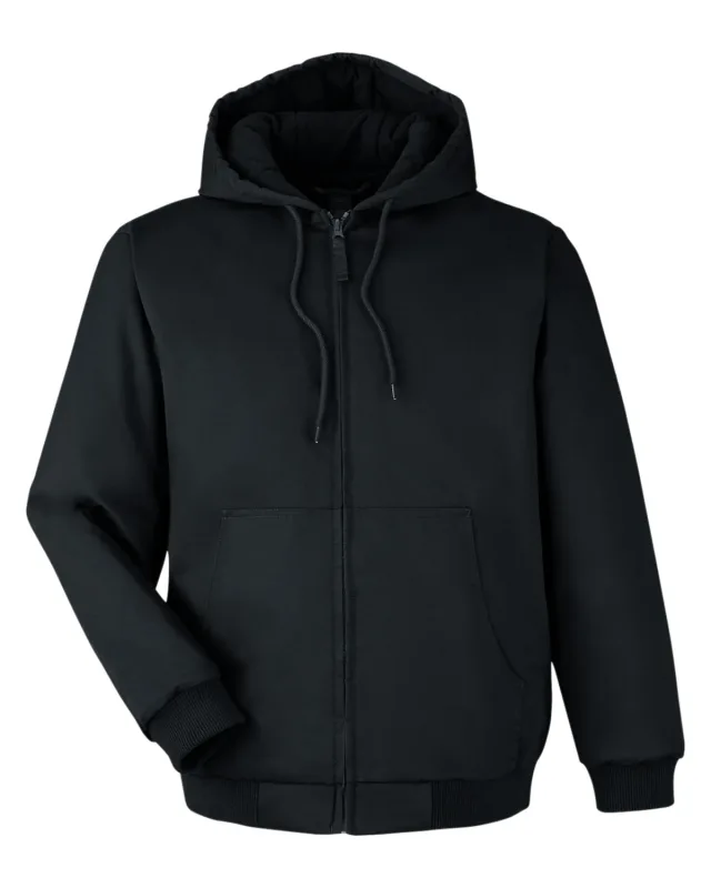Harriton Unisex ClimaBloc® Heavyweight Hooded Full-Zip Jacket — view 8