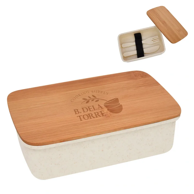 Harvest Lunch Set With Bamboo Lid — view 4