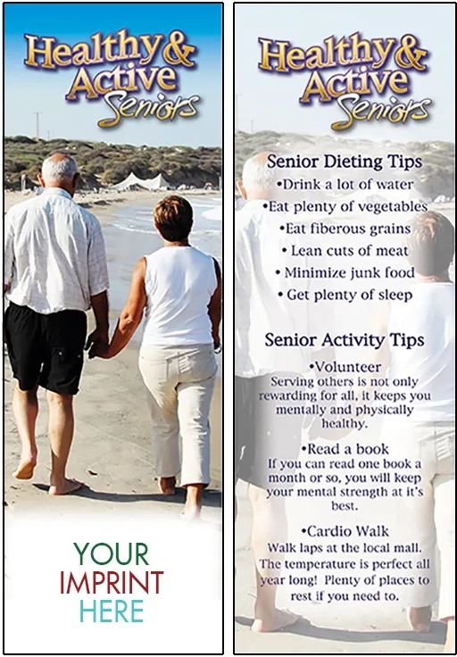 Healthy & Active Seniors Bookmark