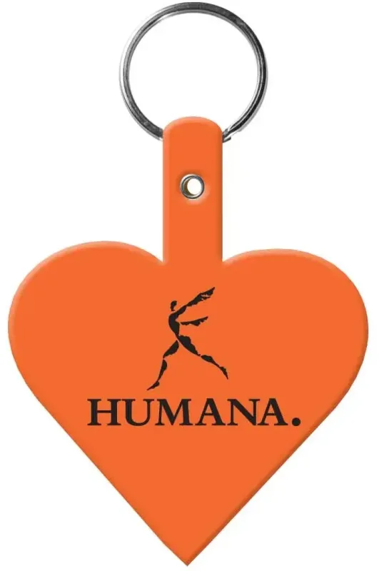 Custom Key Tag - Heart Shape — view 15