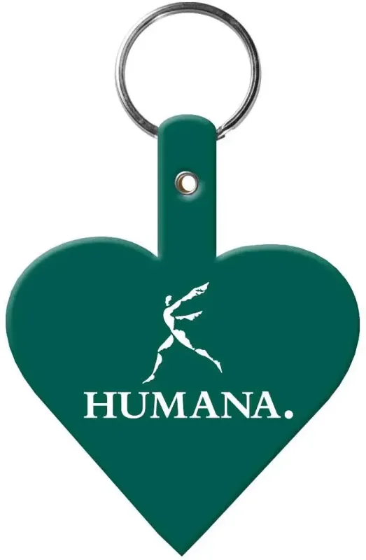 Custom Key Tag - Heart Shape — view 3