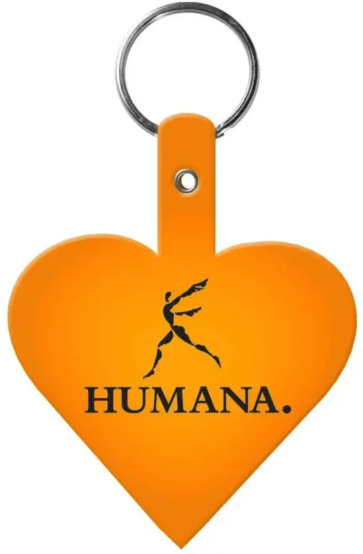 Custom Key Tag - Heart Shape — view 5