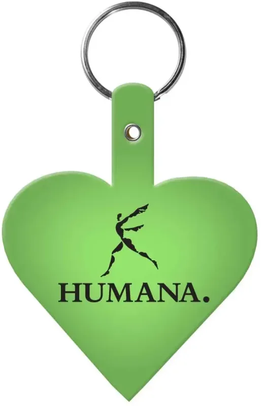 Custom Key Tag - Heart Shape — view 6
