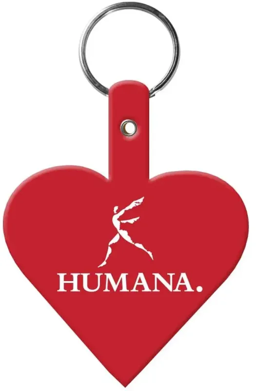 Custom Key Tag - Heart Shape — view 8