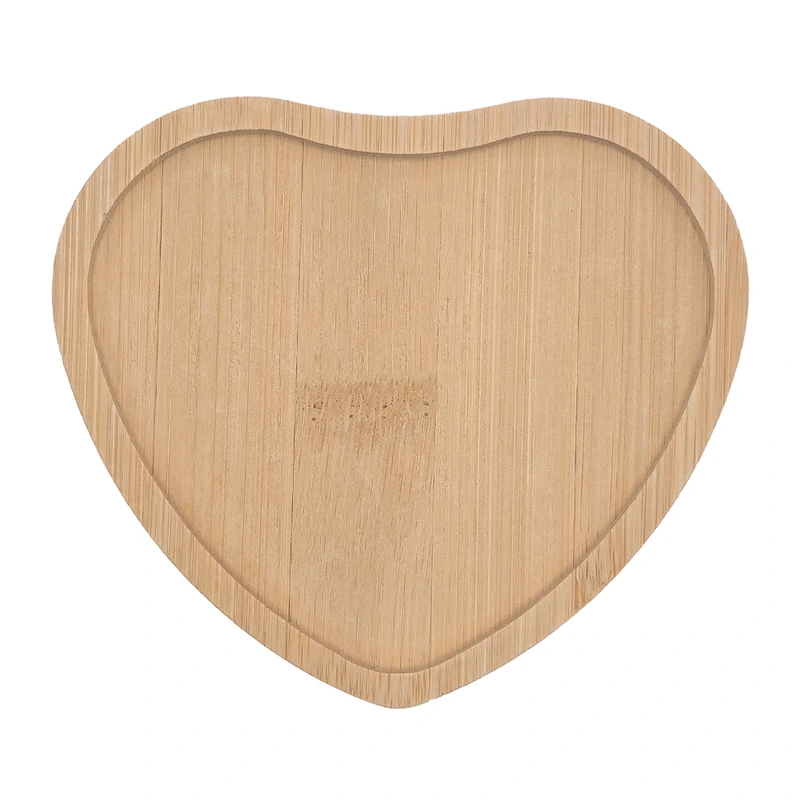 Heart Shape Wooden Coaster