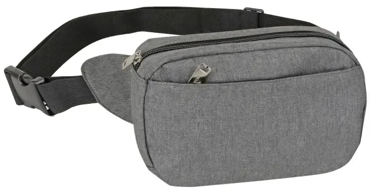 Personalized Heather 3-Zipper Fanny Waist Pack — view 3