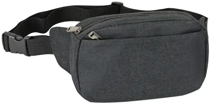 Personalized Heather 3-Zipper Fanny Waist Pack — view 4
