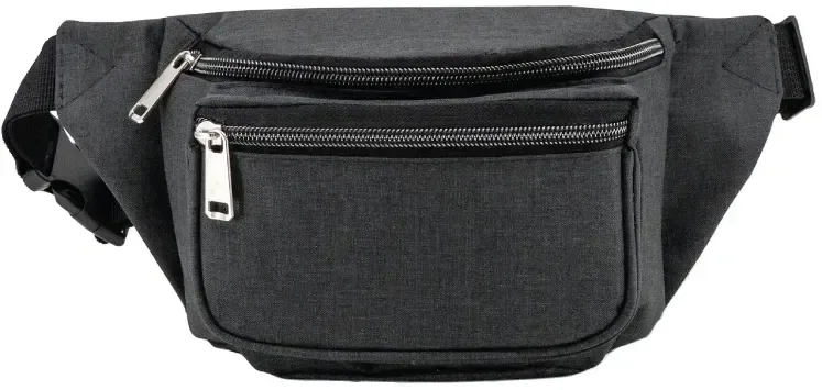 Custom Triple Zipper Fanny Pack — view 4