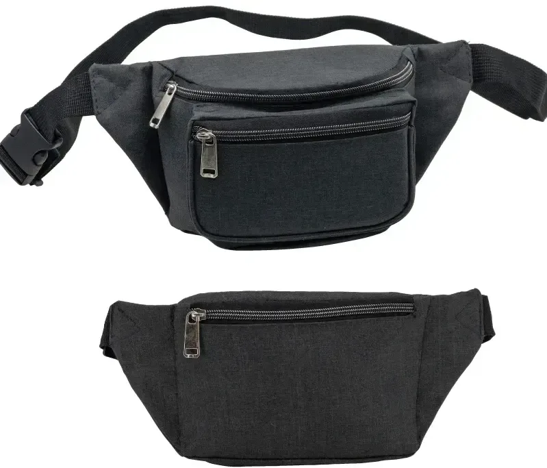 Custom Triple Zipper Fanny Pack — view 5