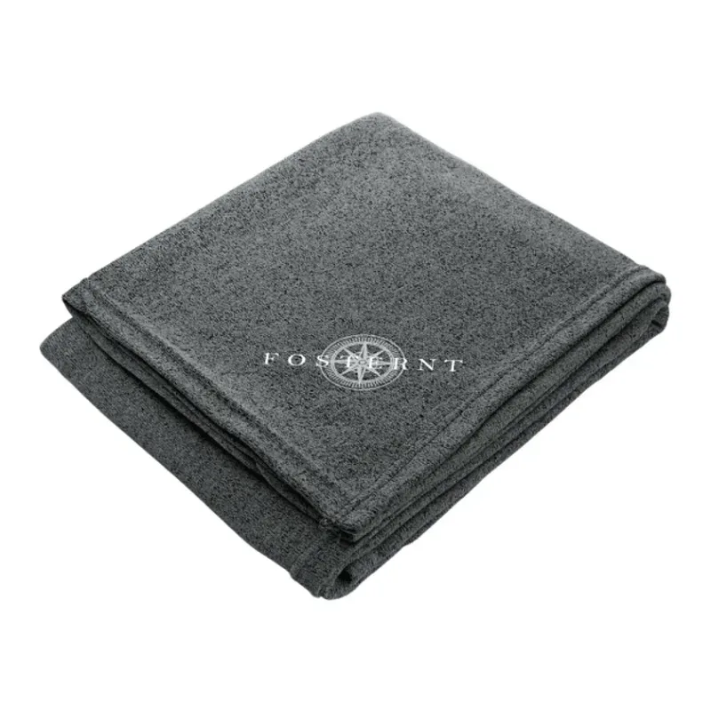 Heathered Fleece Throw Blanket - 50"x60" Unfolded — view 3