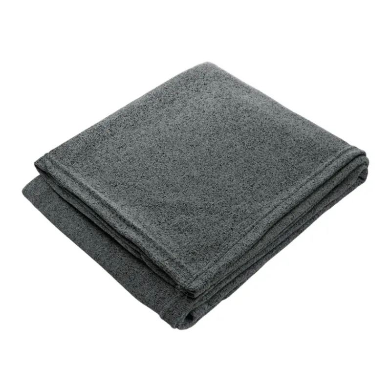 Heathered Fleece Throw Blanket - 50"x60" Unfolded — view 4