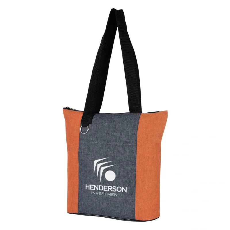 Custom Heathered Fun Tote Bag — view 2
