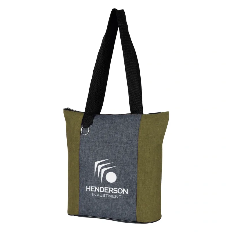 Custom Heathered Fun Tote Bag — view 4