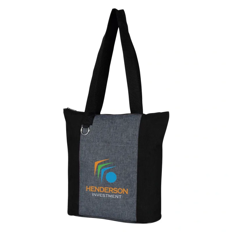 Custom Heathered Fun Tote Bag — view 7