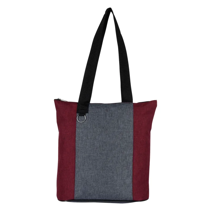 Custom Heathered Fun Tote Bag — view 9