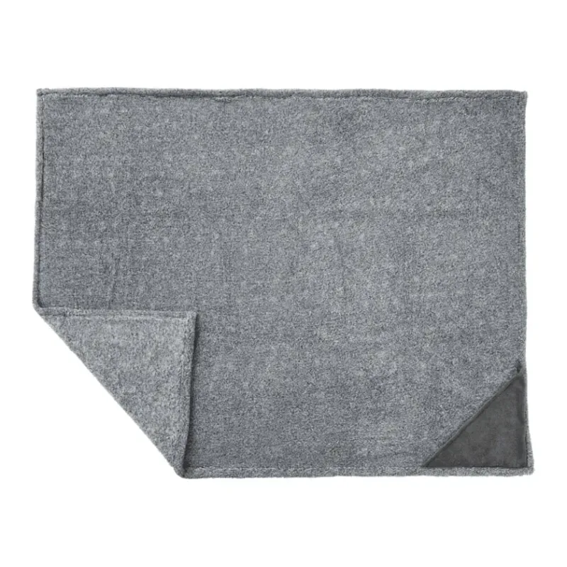Personalized Heathered Fuzzy Fleece Blanket - 50"x60" — view 3