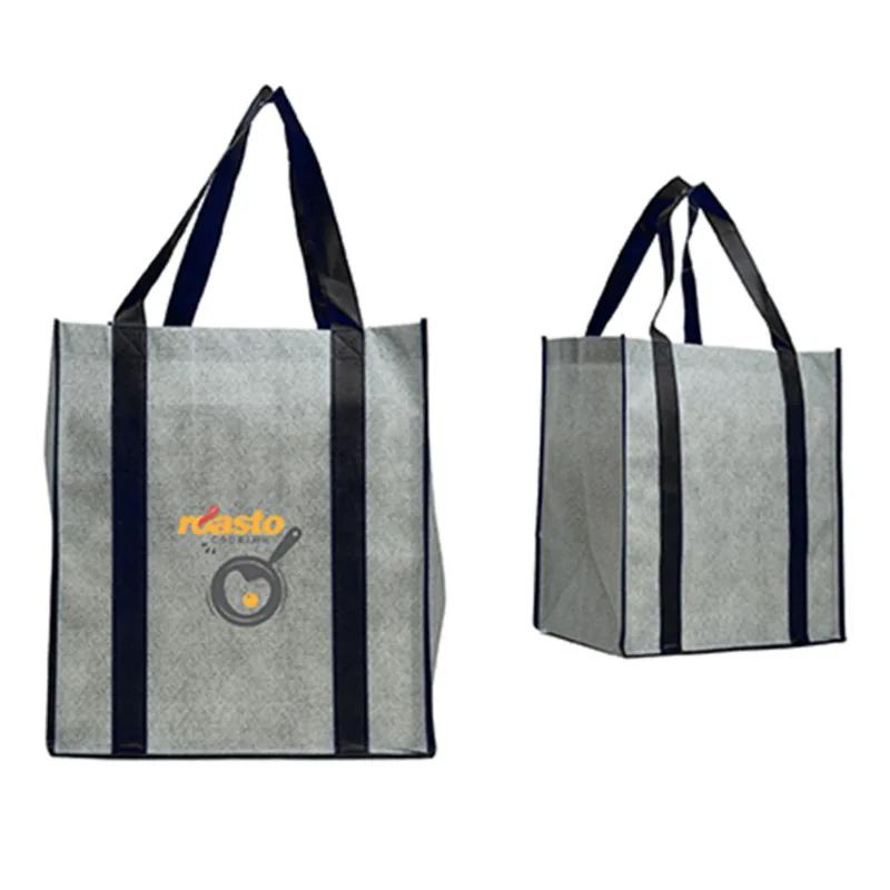 Heathered Jumbo Non-Woven Tote — view 3