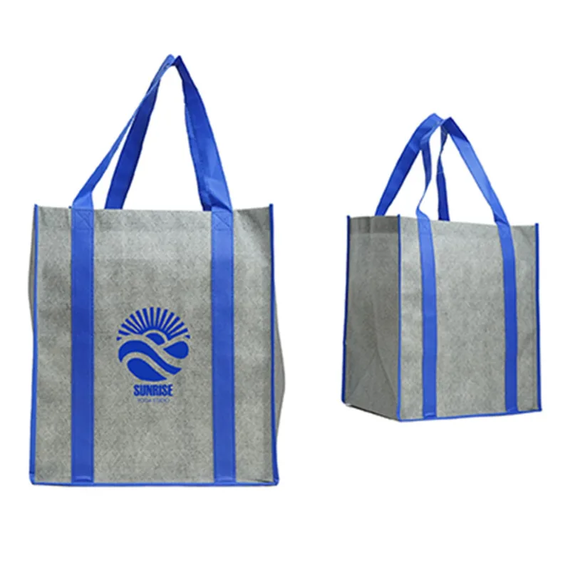 Heathered Jumbo Non-Woven Tote — view 4