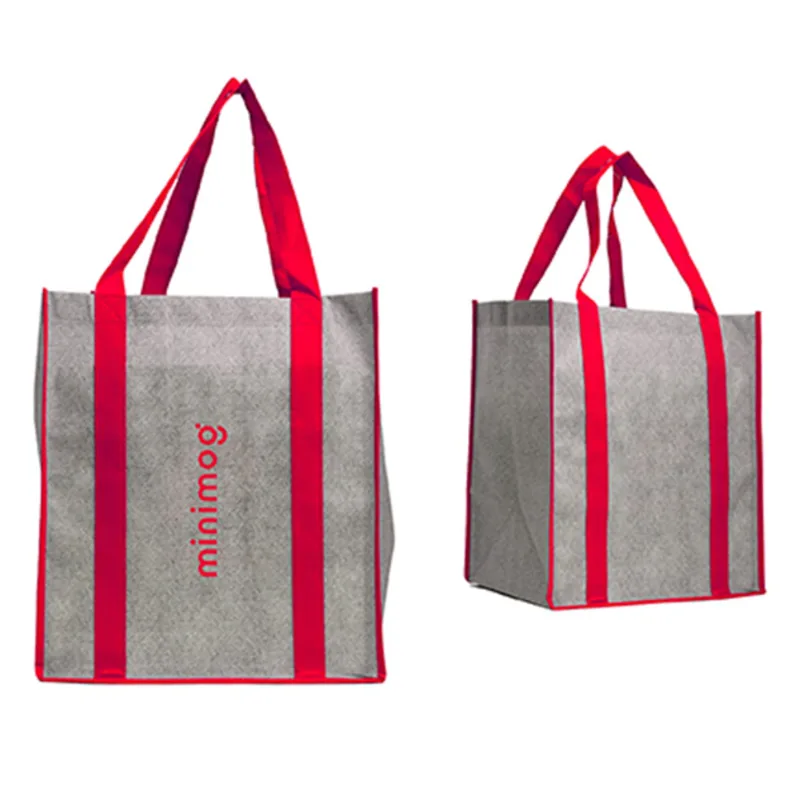 Heathered Jumbo Non-Woven Tote — view 5