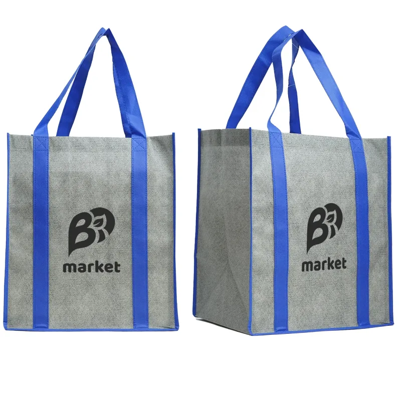 Heathered Jumbo Non-Woven Tote — view 6