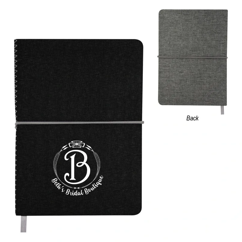 Heathered Linen Journal — view 2